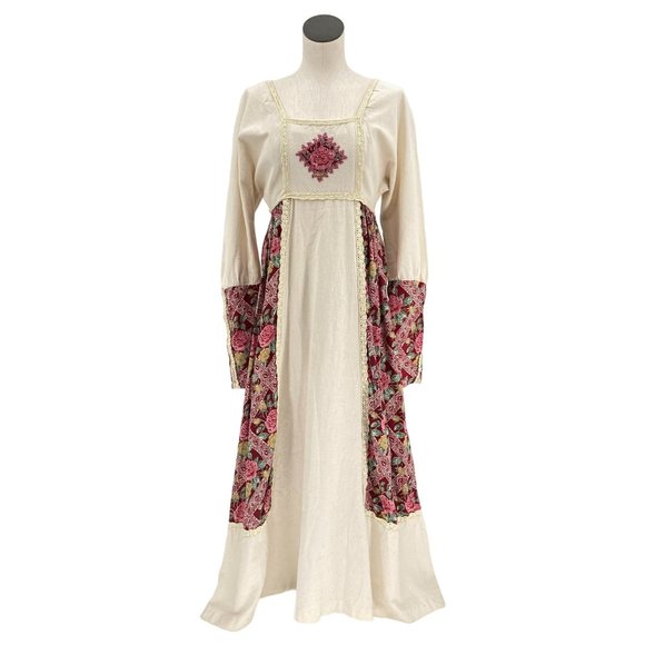 Gunne Sax Dresses & Skirts - Gunne Sax by Jessica McClintock Black Label Floral 1960s Dress Size Small